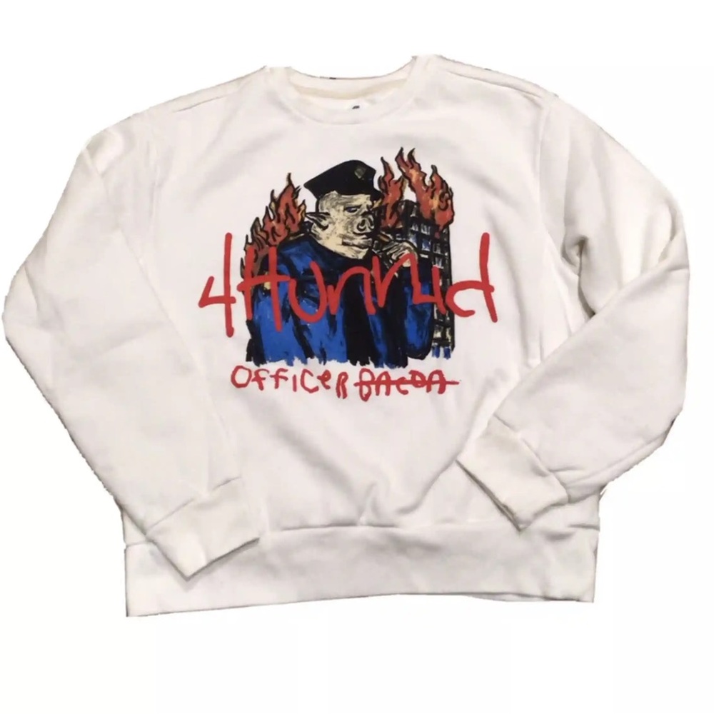 YG 4Hunnid Officer Bacon Stay Dangerous Sweatshirt & Hat